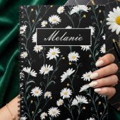Cute Floral Spring Daisy Personalized Notizblock