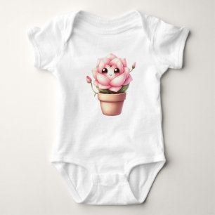 Cute Flower Baby Strampler