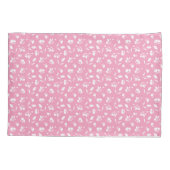 Cute Flower Bud Pink Pillow Case Kissenbezug (Rückseite)