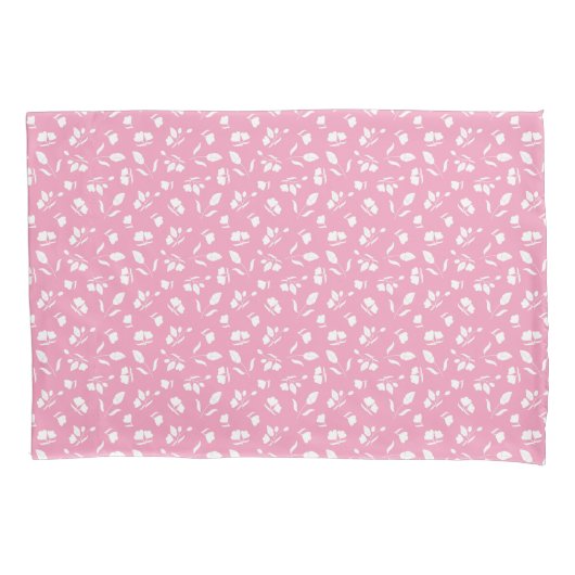 Cute Flower Bud Pink Pillow Case Kissenbezug (Vorderseite)