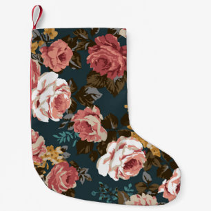 cute flower design textile illustrationart, patter kleiner weihnachtsstrumpf