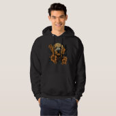 Cute Flower Goldendoodle summer Floral Golden Dood Hoodie (Vorne ganz)