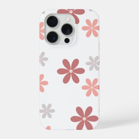 Cute Flower phone case iPhone Hülle (Rückseite)