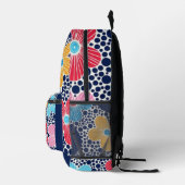 Cute Flowers and Polka Dots – Playful Floral Bedruckter Rucksack (Rechts)