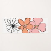cute flowers yogamatte (Vorderseite (Horizontal))