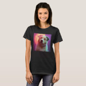 Cute Fluffy Labrador Retriever Beagle Dog Sunset P T-Shirt (Vorne ganz)