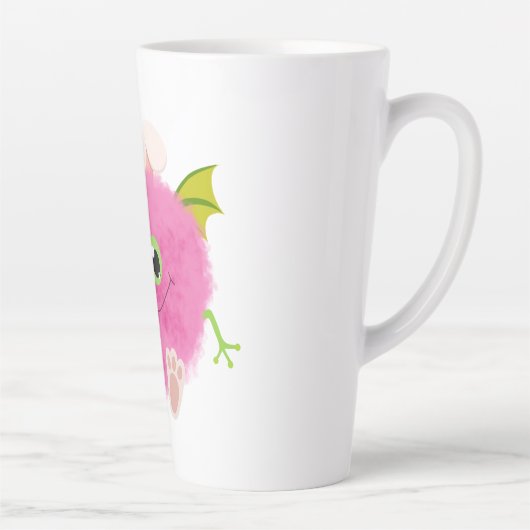 Cute fluffy rabbit monster milchtasse (Rechts)