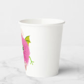 Cute fluffy rabbit monster pappbecher (Links)