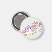 Cute flying unicorns  magnet (Vorderseite/Rückseite)