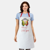 Cute Food Custom Name Best Love Gift Apron Schürze (Getragen)