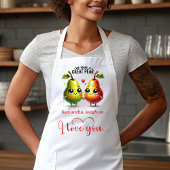 Cute Food Custom Name Best Love Gift Apron Schürze