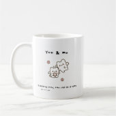 Cute ‘For You & Me’ Love Mug – Great Love Gift Kaffeetasse (Links)