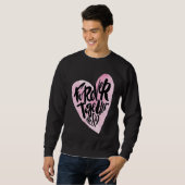 Cute Forever Together Graffiti Valentine`s Day Lov Sweatshirt (Vorne ganz)