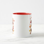 Cute Fox “Ausome Autumn”  – Fall Autism Awarness Tasse (Zentrum)