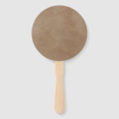 Cute fox baby shower  fächer (Rückseite)