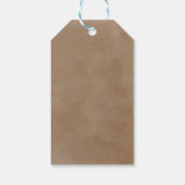 Cute fox baby shower  geschenkanhänger (Rückseite)