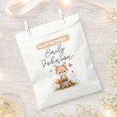 Cute fox baby shower geschenktütchen (Ausgeschnitten)