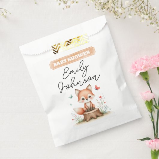 Cute fox baby shower  geschenktütchen (Versiegelt)