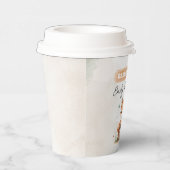 Cute fox baby shower  pappbecher (Rechts)