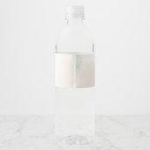 Cute fox baby shower  wasserflaschenetikett (Rückseite)