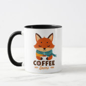 Cute Fox "Coffee Lovers" Mug | Whimsical Forest Tasse (Links)