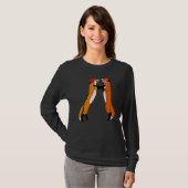 Cute fox couple dance T-Shirt (Vorne ganz)