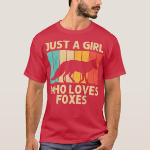 Cute Fox For Girls Kids Fennec Fox Lover Arctic Fo T-Shirt