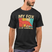 Cute Fox For Kids Boys Vulpine Fox Wild Animal T-Shirt (Vorderseite)