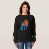 Cute Fox  Graphic  Fox Animal Graphic Sweatshirt (Vorne ganz)