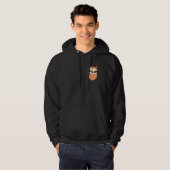 Cute Fox Inside A Pocket Canidae Omnivorous Fox   Hoodie (Vorne ganz)
