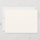 Cute Fox Pup in a Red Scarf Thanksgiving Dinner Einladung (Rückseite)