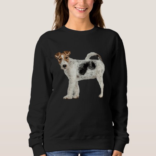 Cute Fox Terrier Sweatshirt (Vorderseite)
