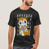 Cute Fox With Ribbon For Dyslexia Awareness T-Shirt (Vorderseite)