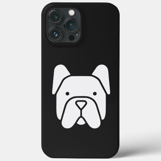 Cute French Bulldog Case-Mate iPhone Hülle (Rückseite)