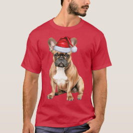 Cute French Bulldog Funny Christmas T-Shirt