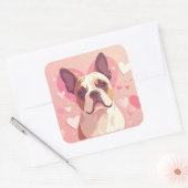 Cute French Bulldog Love Sticker (Umschlag)