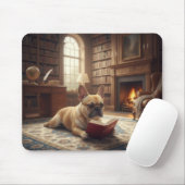 Cute French Bulldog Mousepad (Mit Mouse)