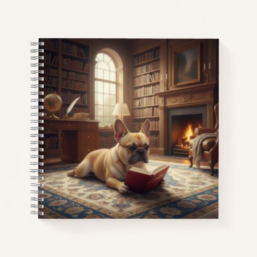 Cute French Bulldog Notizblock (Vorderseite)