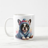 Cute French Bulldog Puppy Mug Kaffeetasse (Links)