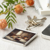 Cute French Bulldog Schlüsselanhänger (Seite)