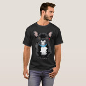 cute French Bulldog T-Shirt (Vorne ganz)