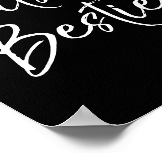 Cute Friends For Women Funny Show Ies  Poster (Ecke)