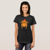 Cute Friendsgiving   Turkey With Sunglasses T-Shirt (Vorne ganz)