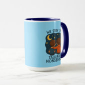 Cute Friendship Night Sky Combo Mug Tasse (VorderseiteRechts)