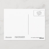 Cute Frog and Tortoiseshell Cat Postcard Postkarte (Rückseite)