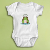Cute Frog Baby Strampler