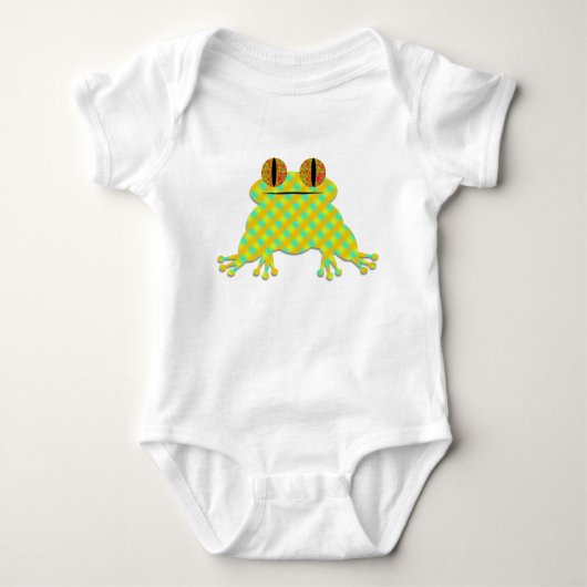 Cute Frog Baby Strampler (Vorderseite)
