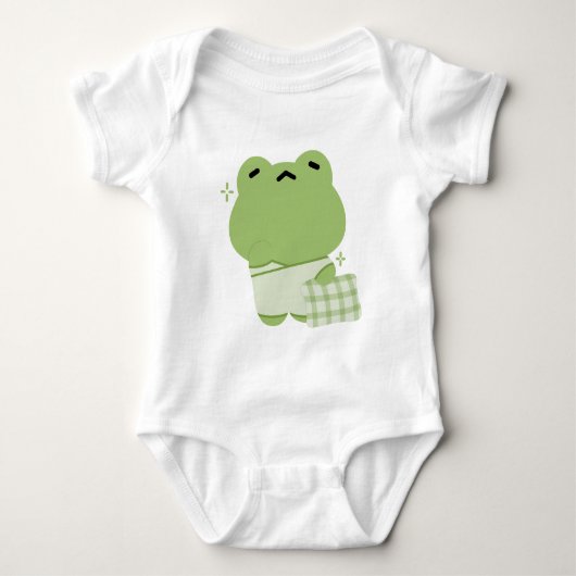 Cute Frog Baby Strampler (Vorderseite)