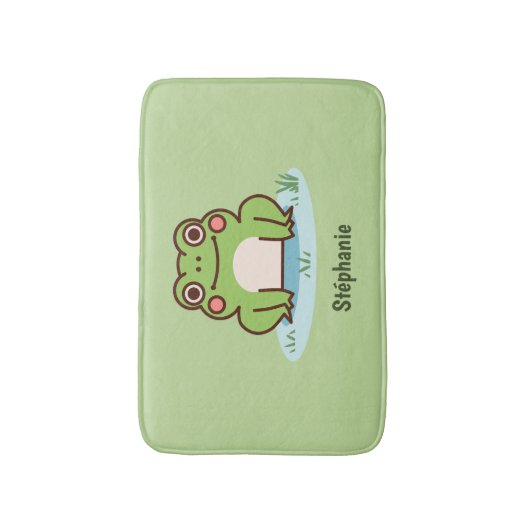 Cute Frog Badematte (Vorderseite Vertikal)