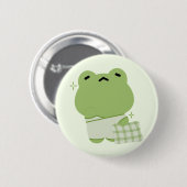 Cute Frog Button (Vorne & Hinten)